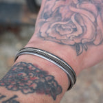 Vintage Sterling Silver Braided Cuff