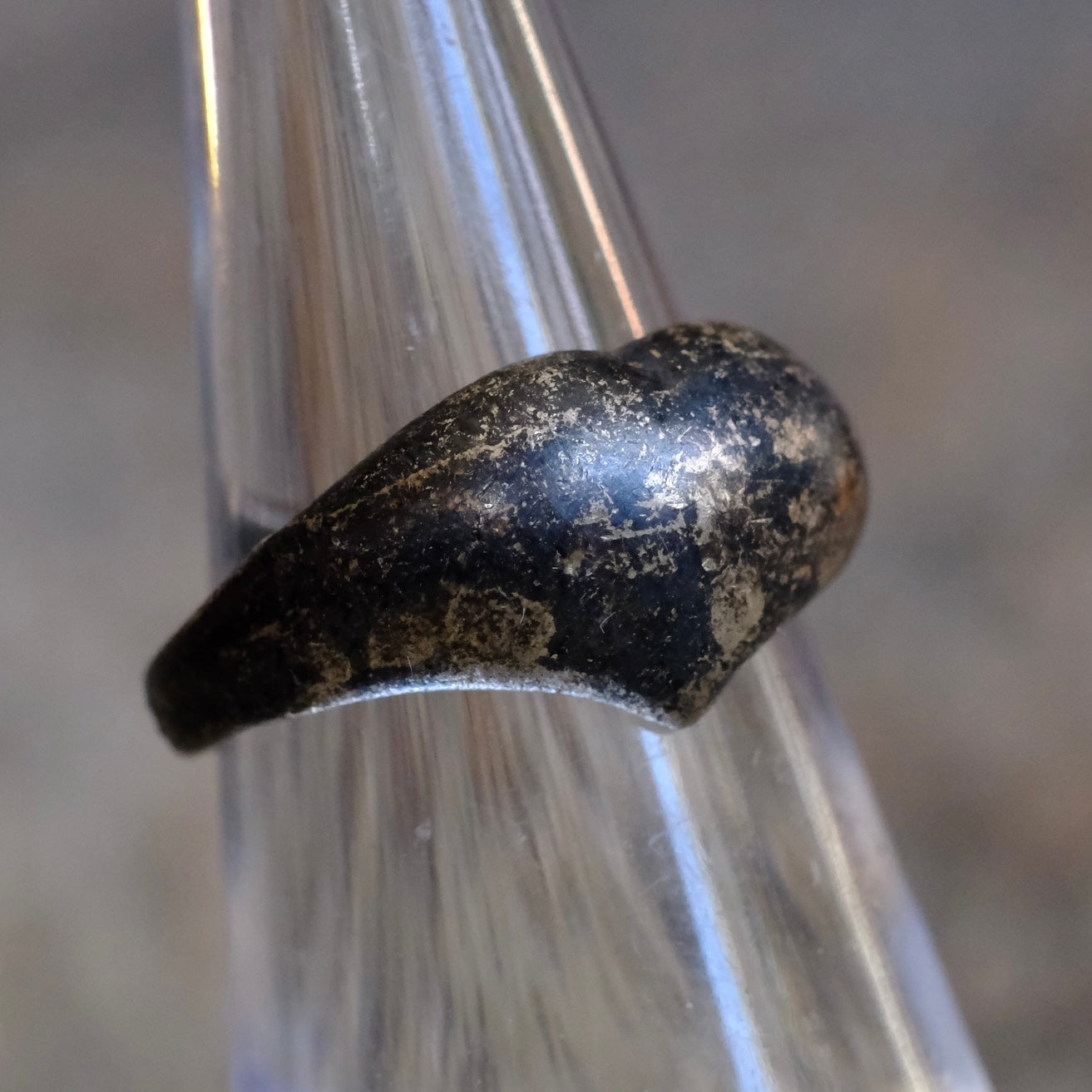 Vintage Sterling Silver Heart Ring 5.25