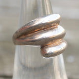 Vintage Sterling Silver Modernist Ring 6.25