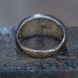 Vintage Sterling Turquoise Inlay Band 7