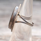 Vintage Sterling Turquoise Ring 5.5