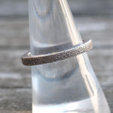 Vintage Sterling Textured Band 8.25