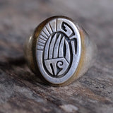 Vintage Sterling Silver Hopi Bear Claw Ring 10