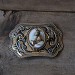 Vintage Horse Belt Buckle