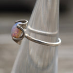 Vintage Sterling Foil Art Ring 4