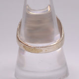 Vintage Sterling Turquoise Stamped Band Ring 9.5