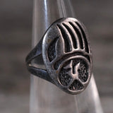 Vintage Sterling Bear Paw Ring 5