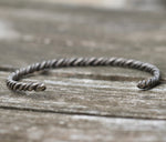 Vintage Sterling Silver Twisted Cuff