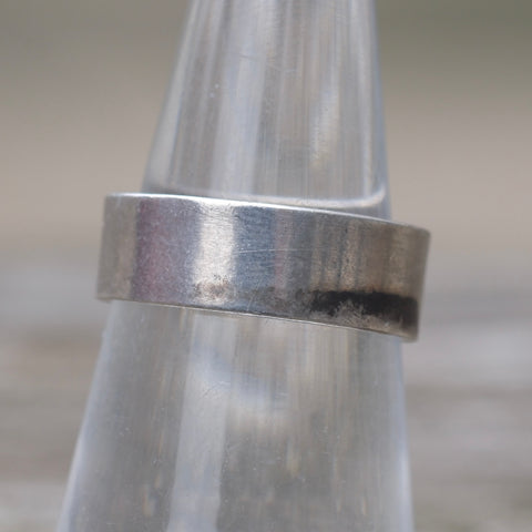 Vintage Sterling Silver Band 6