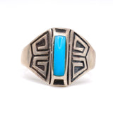 Vintage Sterling Turquoise Ring 10
