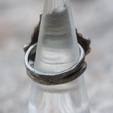 Vintage Sterling Turquoise Ring 4.5