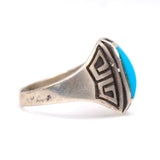Vintage Sterling Turquoise Ring 10