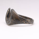 Vintage Sterling Silver Lucky Horseshoe Ring 11