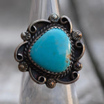 Vintage Sterling Turquoise Ring 5