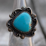 Vintage Sterling Turquoise Ring 5