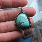 Vintage Sterling Turquoise Necklace