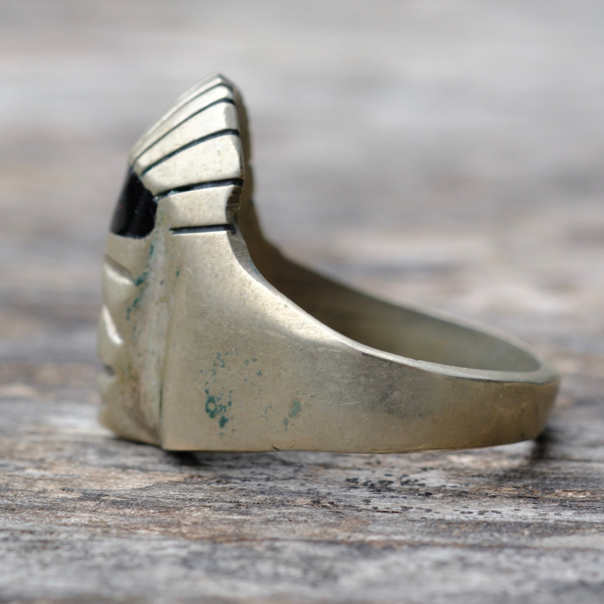Vintage Sterling Pharoah Ring 12