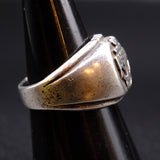 Vintage Sterling USN Signet Ring 7.5
