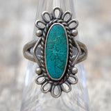 Vintage Sterling Turquoise Ring 6