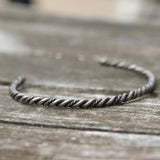 Vintage Sterling Silver Twisted Cuff