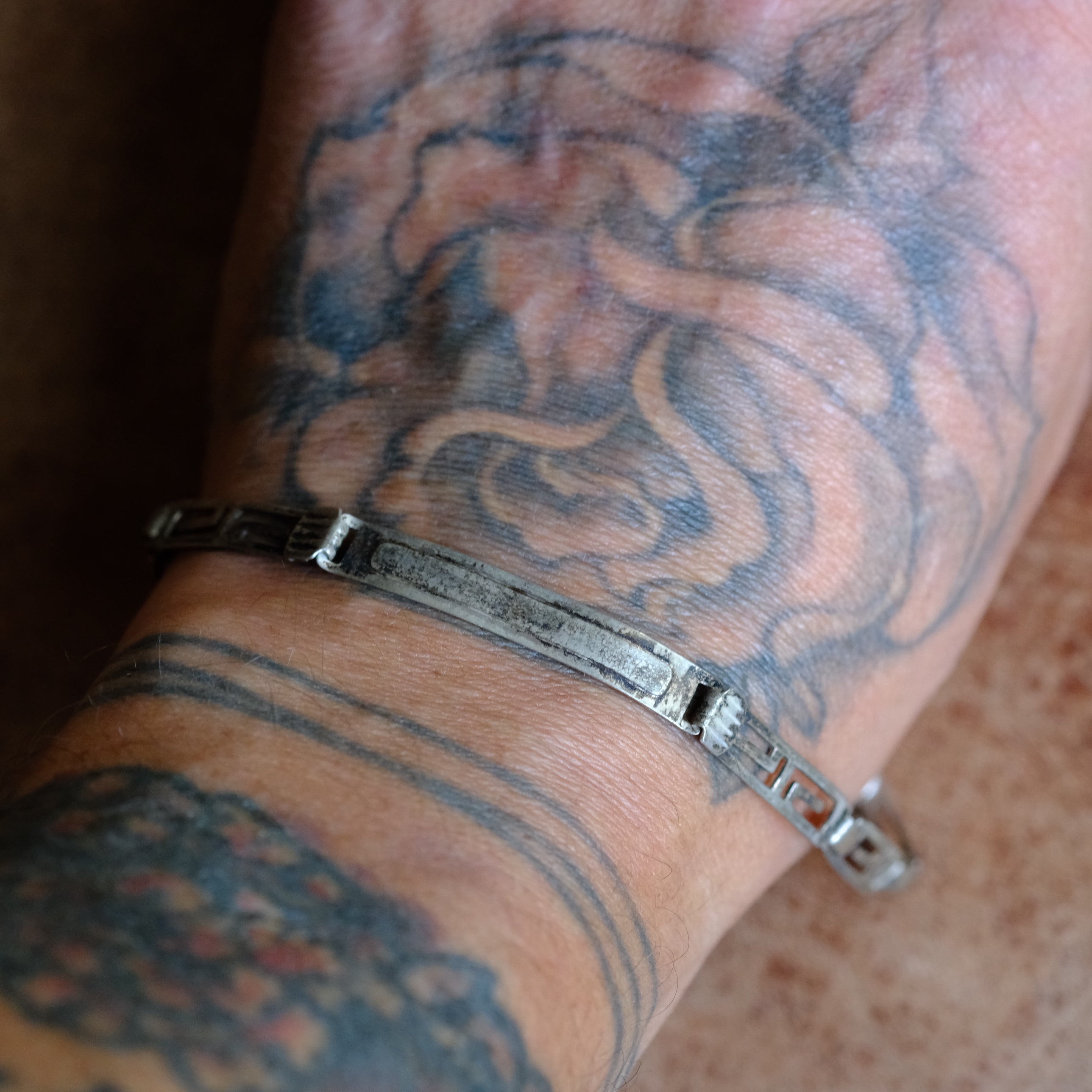 Vintage Sterling Silver Chain Link Bracelet