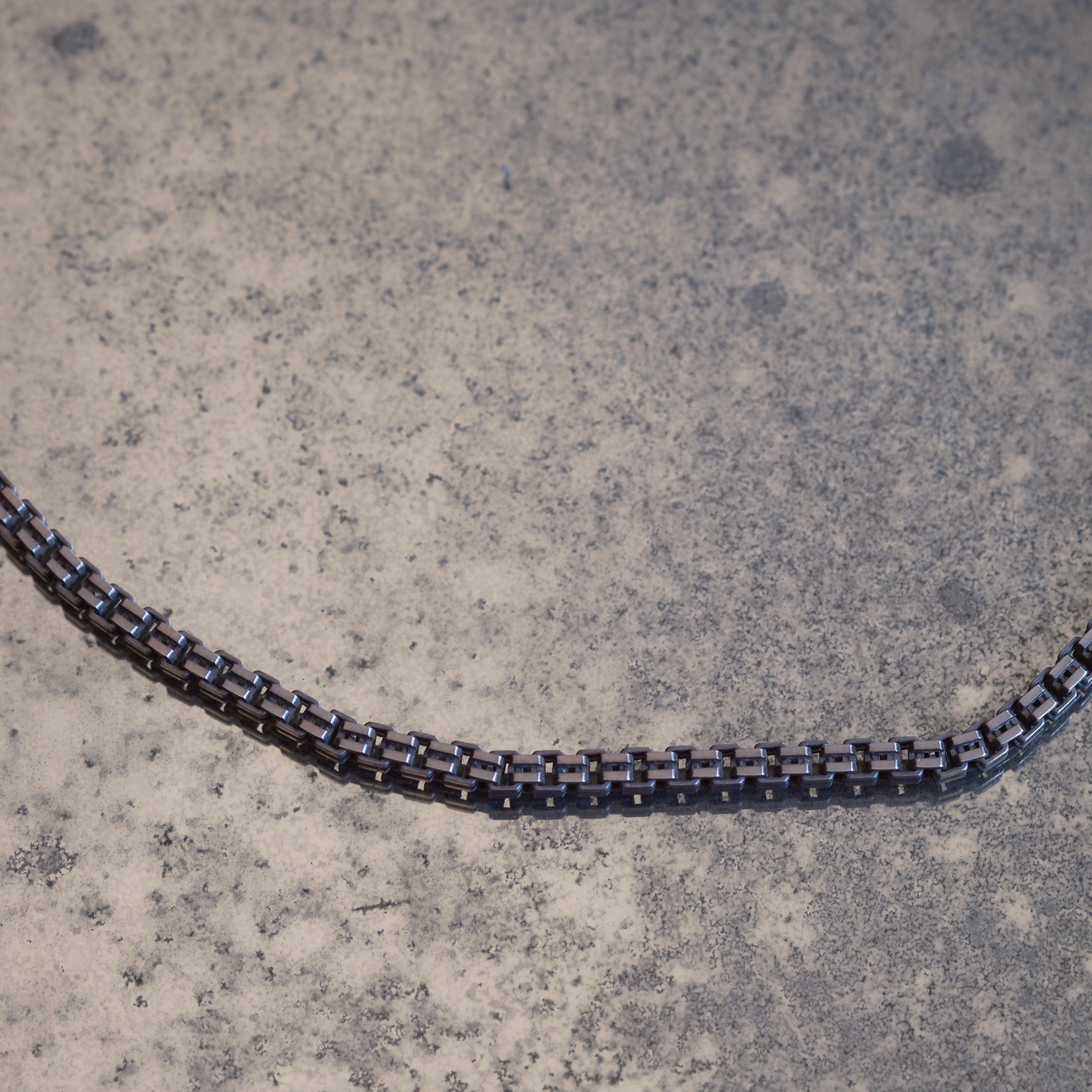 Vintage Sterling Silver Fancy Link Chain Necklace