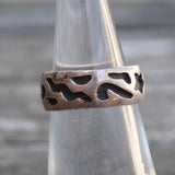 Vintage Sterling Silver Band 5.5