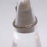 Vintage Sterling Coral Ring 6