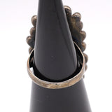 Vintage Sterling Turquoise and Mother Of Pearl Inlay Ring 7