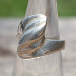 Vintage Sterling Silver Modernist Ring 5