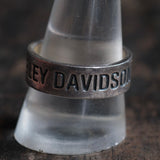 Vintage Sterling Silver Harley Davidson Band 11.25