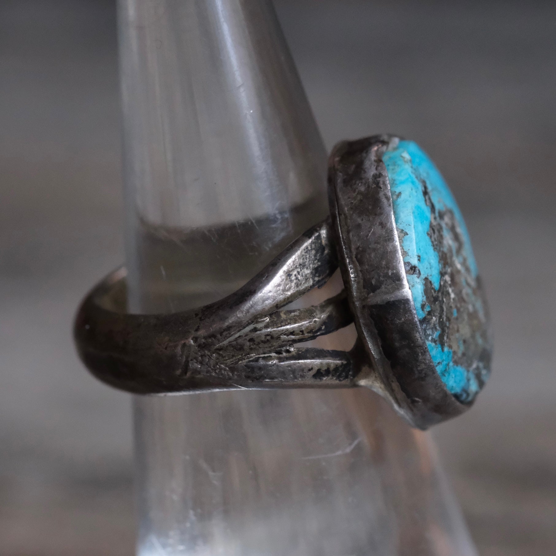 Vintage Sterling Turquoise Ring 5