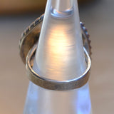 Vintage Sterling Turquoise Roper Ring 5.25