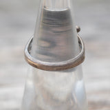 Vintage Sterling Onyx Ring 6.5