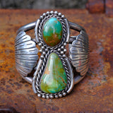 MASSIVE Vintage Sterling Royston Winged Cuff