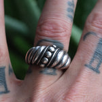 Vintage Sterling Silver Modernist Ring 9