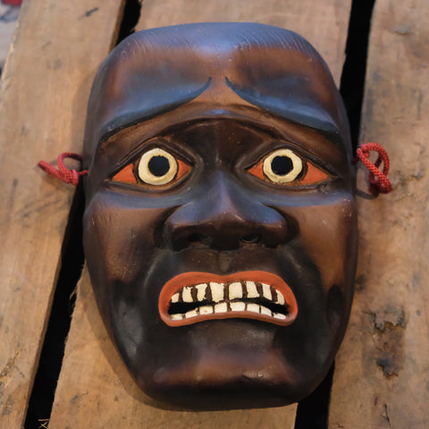 Vintage Japanese Demon Mask