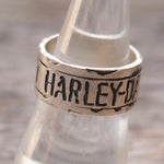 Vintage Sterling Silver Harley Davidson Ring 8