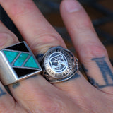 Vintage Sterling Air Force Ring 8