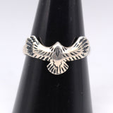 Vintage Sterling Silver Eagle Band 8.25