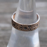 Vintage Sterling Silver Band 6