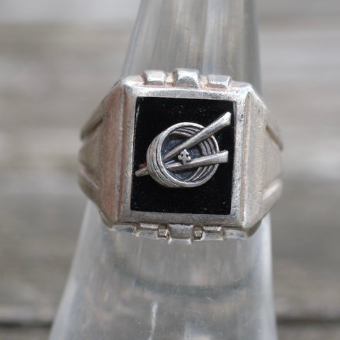 Vintage Sterling Boy Scouts Ring 6.75