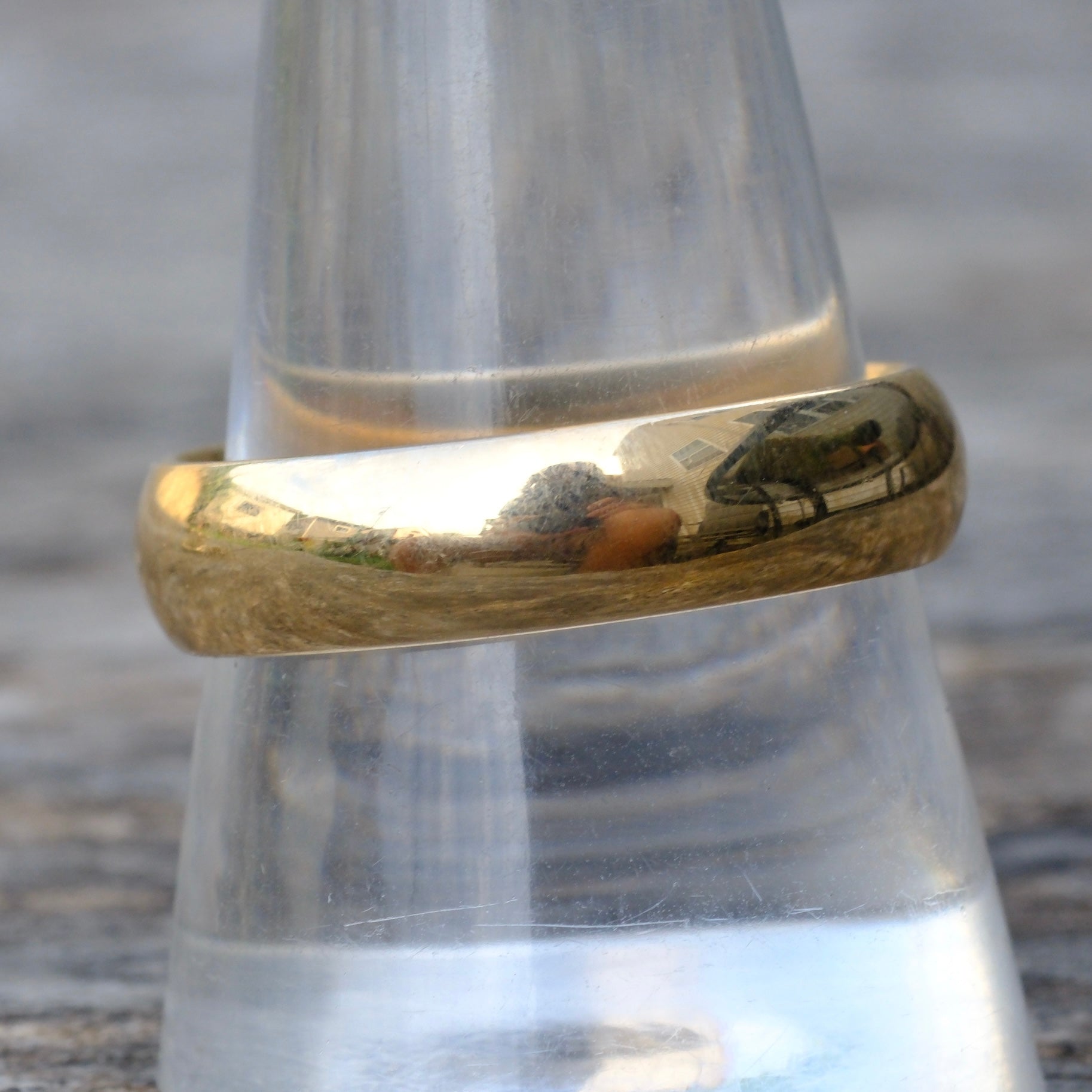 Vintage 14K Gold Band Ring 9.75 8.4 Grams