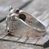 Vintage Sterling Silver Horse Ring 11.75