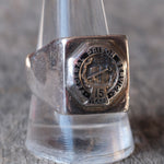 Vintage Sterling Federal Prison Service Momento Ring 11