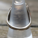Vintage Sterling Turquoise and Coral Ring 8.75