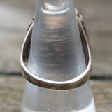 Vintage Sterling Turquoise and Coral Ring 8.75
