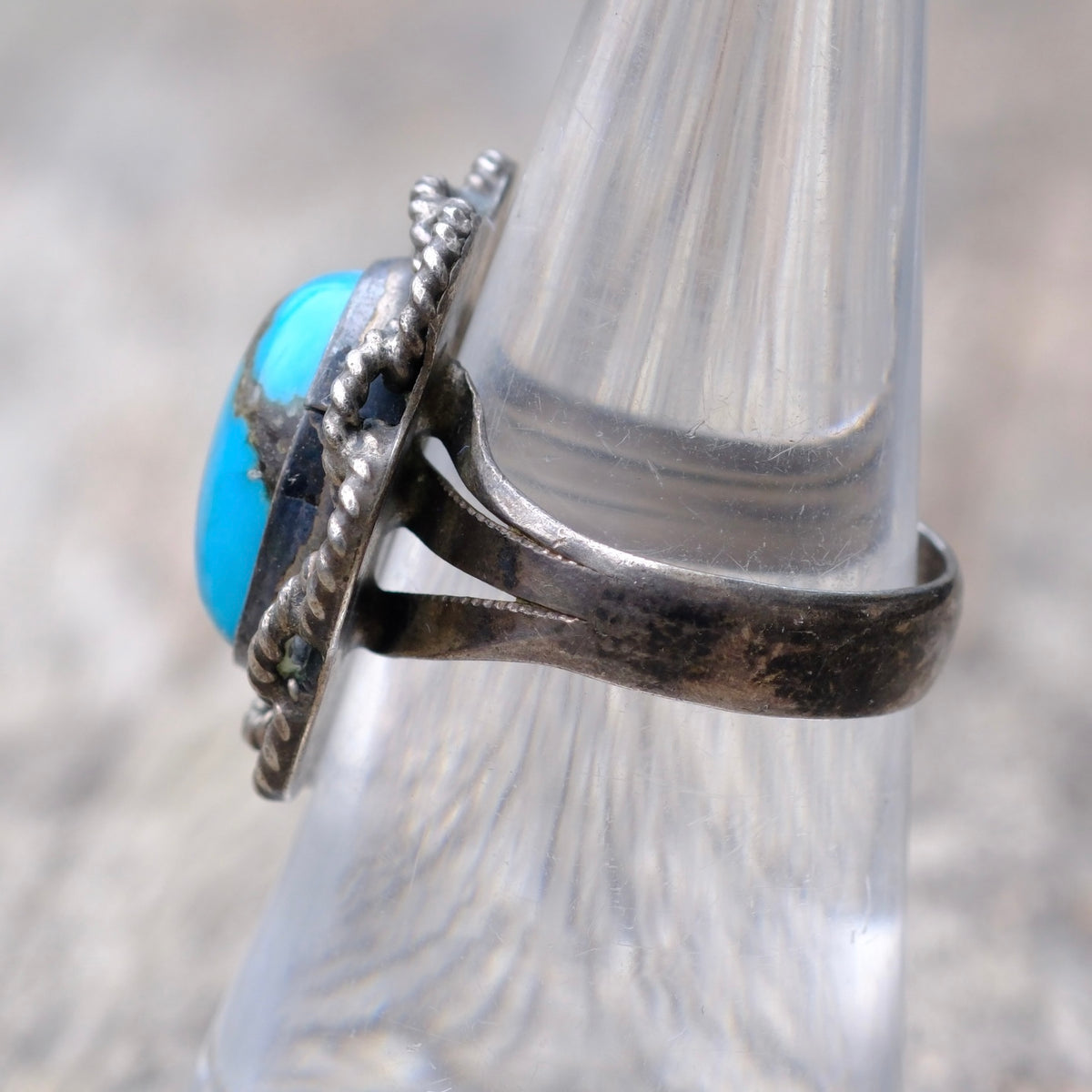 Vintage Sterling Turquoise Ring 7