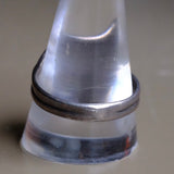 Vintage Sterling Turquoise and Mother Of Pearl Inlay Ring 11.5