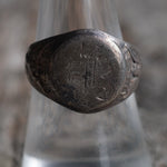 Vintage Sterling Silver Eagle Signet Ring 7.75
